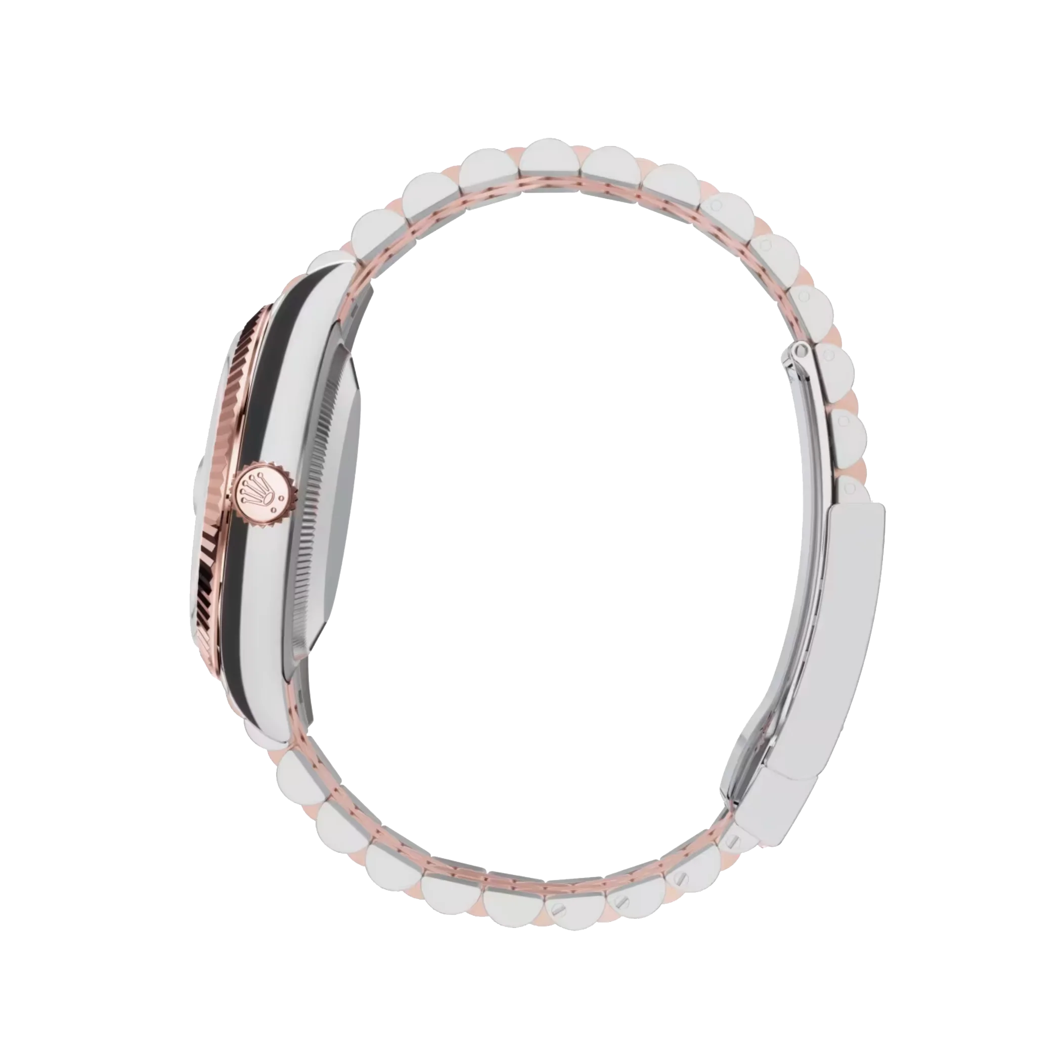 Datejust: Oystersteel and Everose gold, chocolate, m126231-0043
