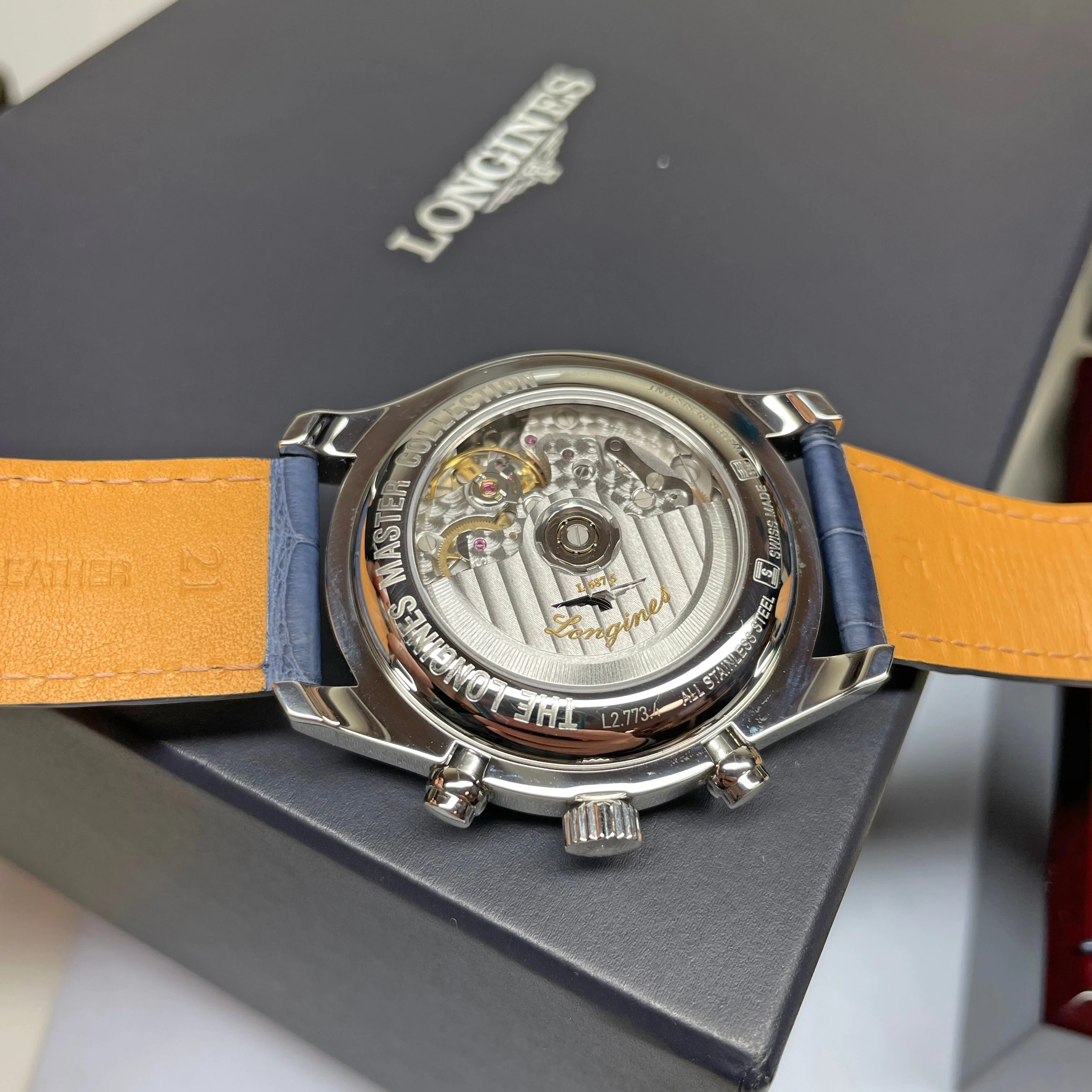 Masters Silver Blue Moon 42mm Watch L2.773.4.71.2