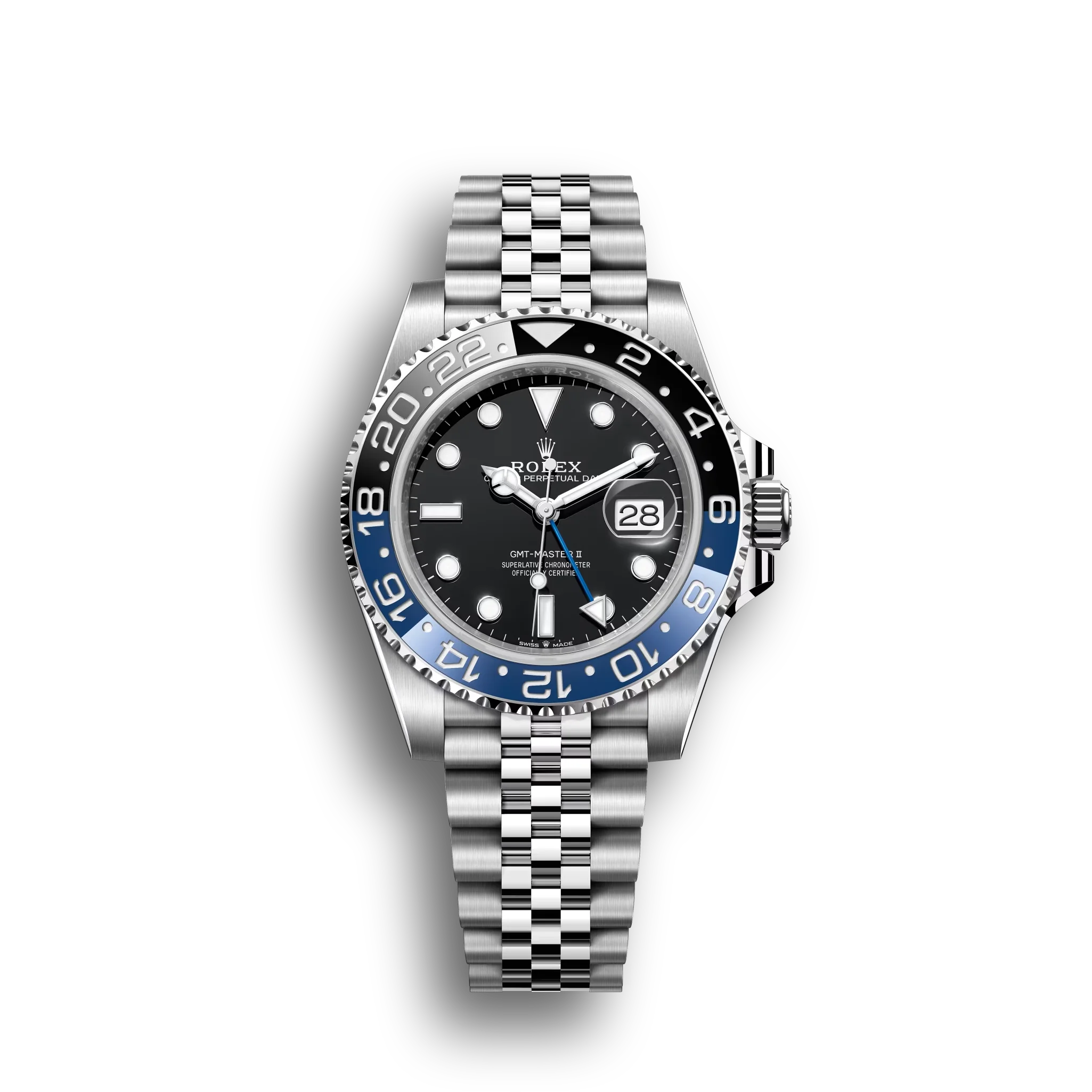 GMT-Master II: Oystersteel, black dial, Jubilee bracelet, m126710blnr-0002