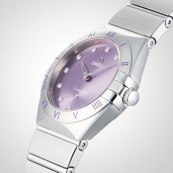Constellation Co-Axial 28mm Ladies Watch Purple