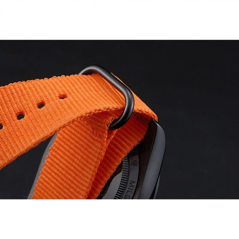 Milgauss Bamford Orange Nylon Strap 622003
