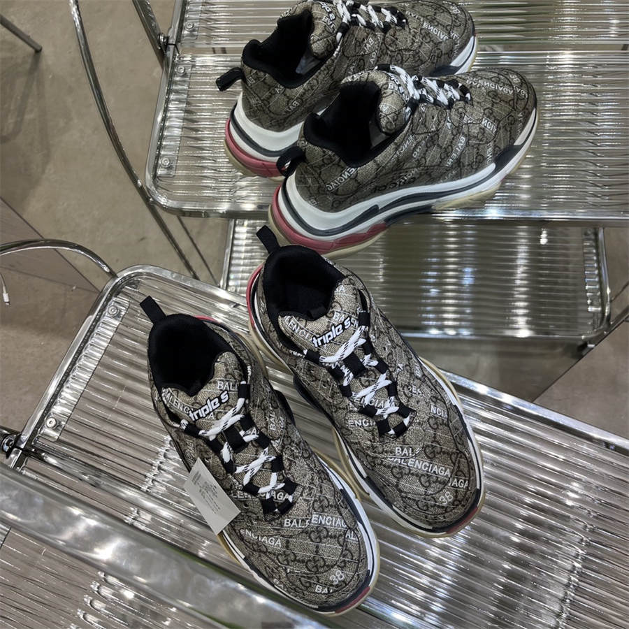 Balenciaga x Gucci triple sneakers