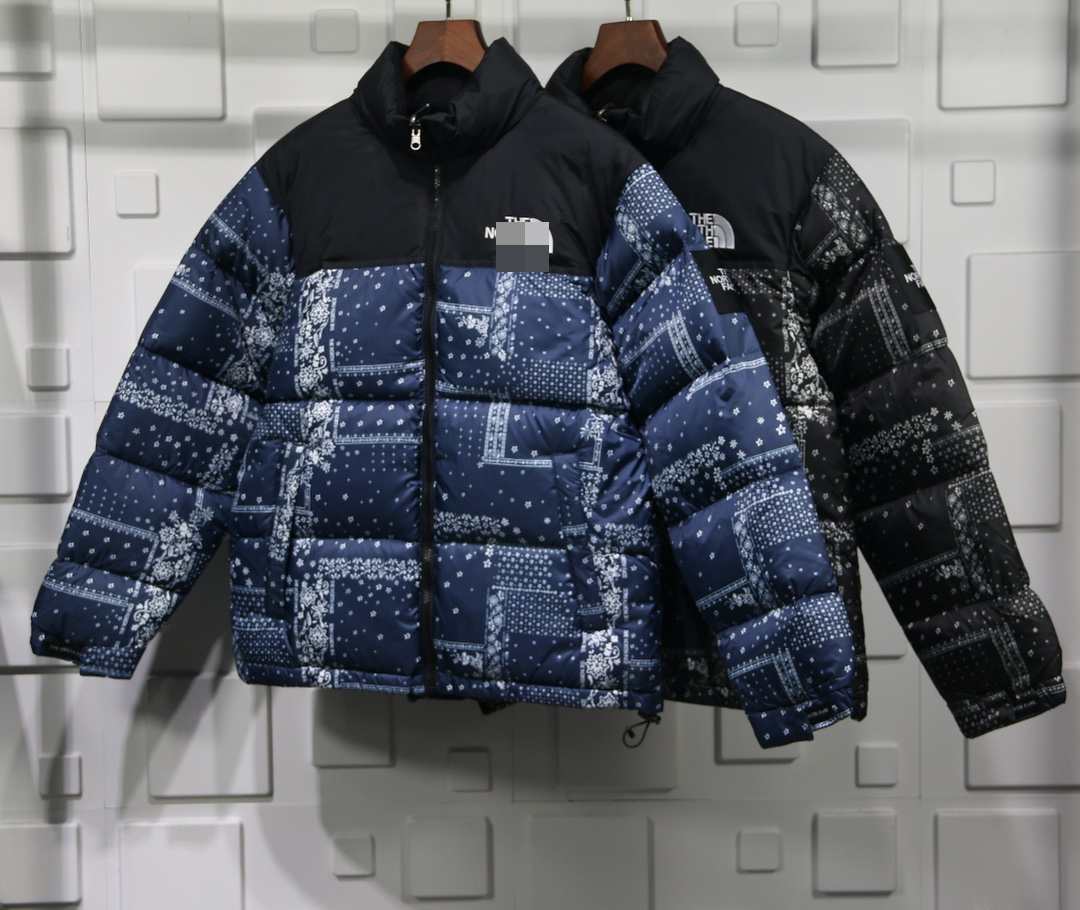 CASHEW FLOWER STITCHING DOWN JACKET