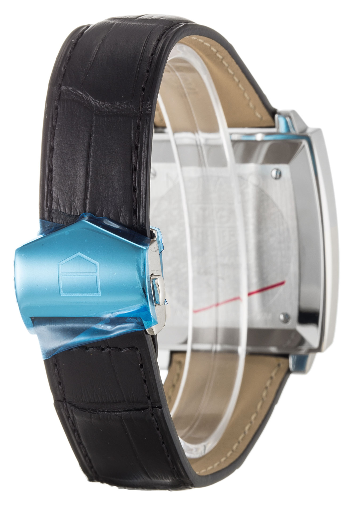 Monaco Blue Dial Leather Strap CW2113.FC6183-38 MM