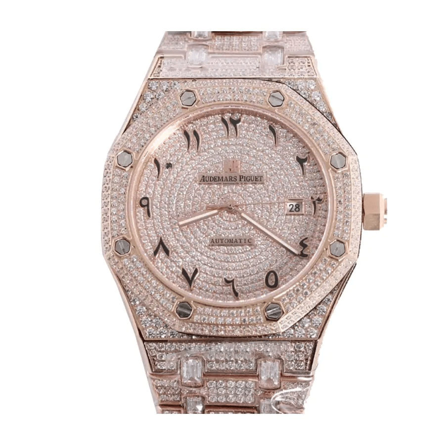Royal Oak 42 mm, Rose Gold Gem Set Arabic Ref. 15400SR.OO.1220SR.02