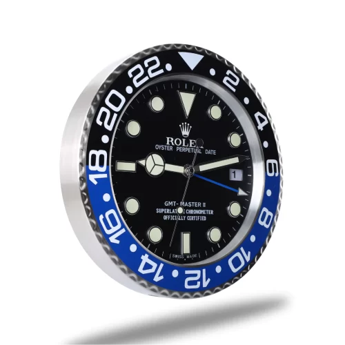 gmt master seriesblack blue wall clock