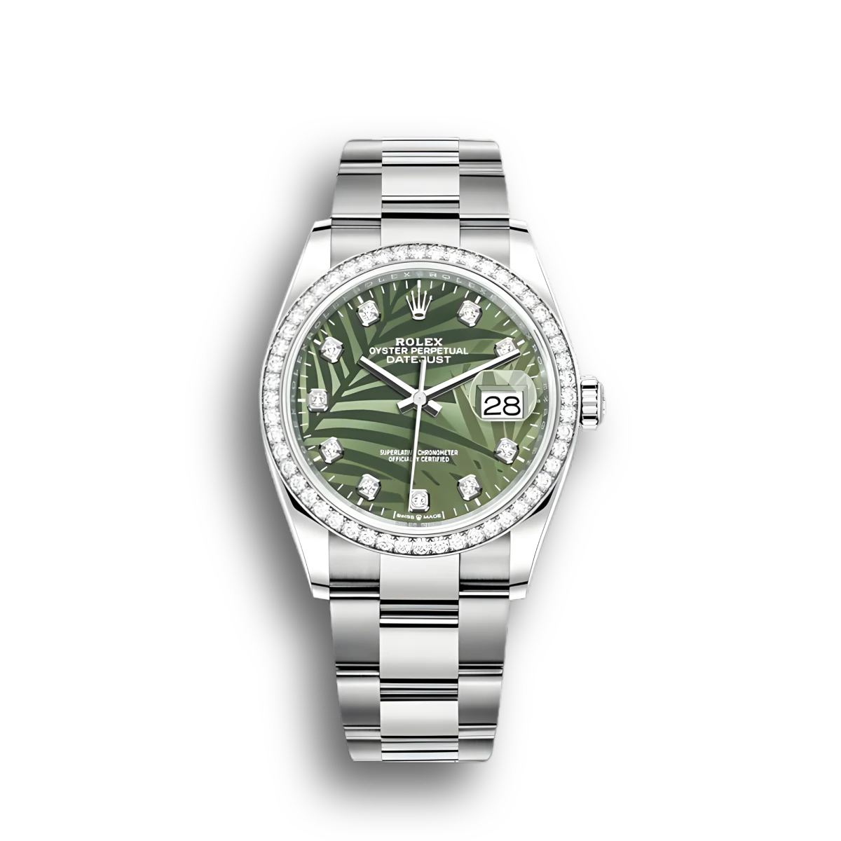 Lady-Datejust 279139RBR White mother-of-pearl