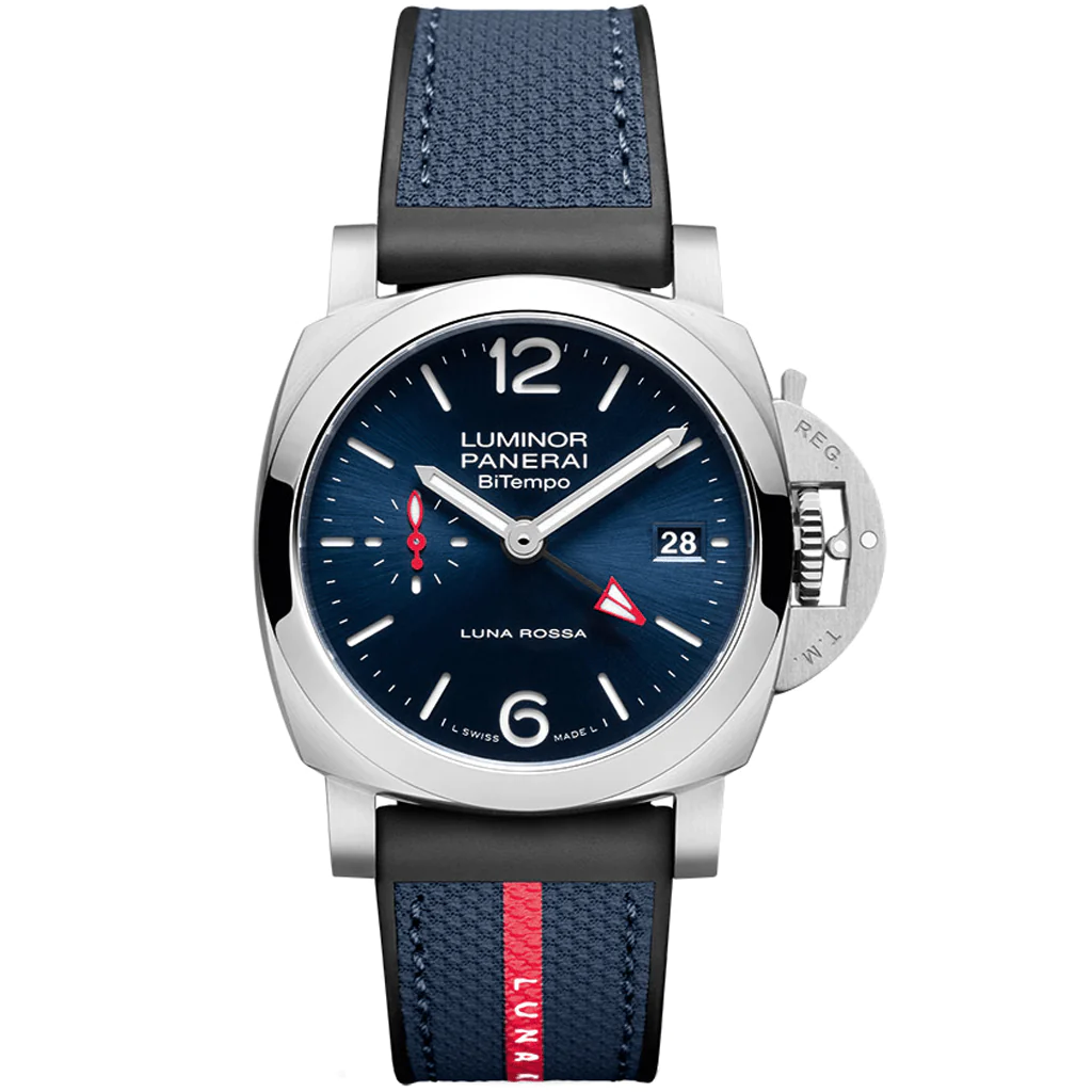 Luminor Quaranta Bitempo Luna Rossa PAM01404 - 44mm