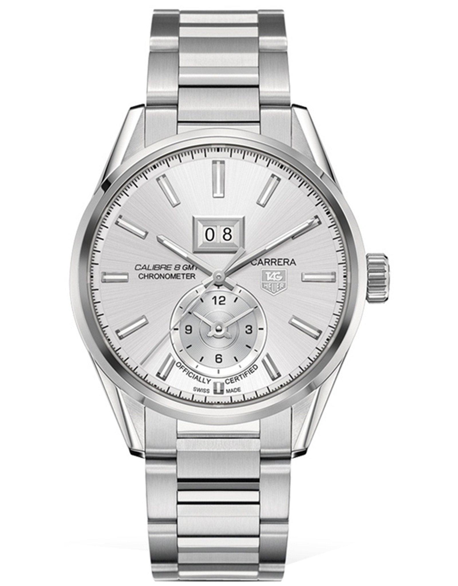 Carrera Silver Dial Men's Watch WAR5011.BA0723 41MM