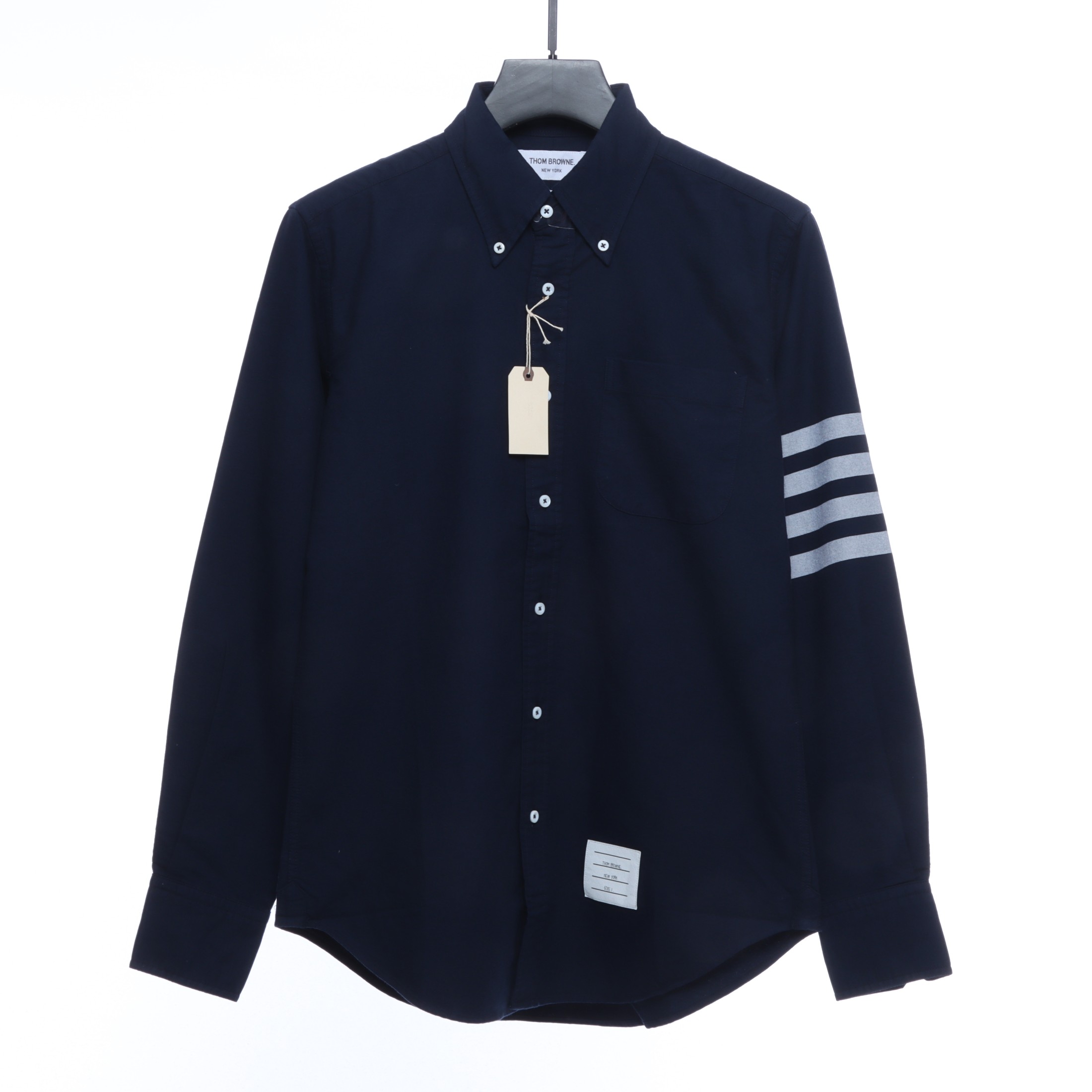 Striped Armband Classic Long Shirt