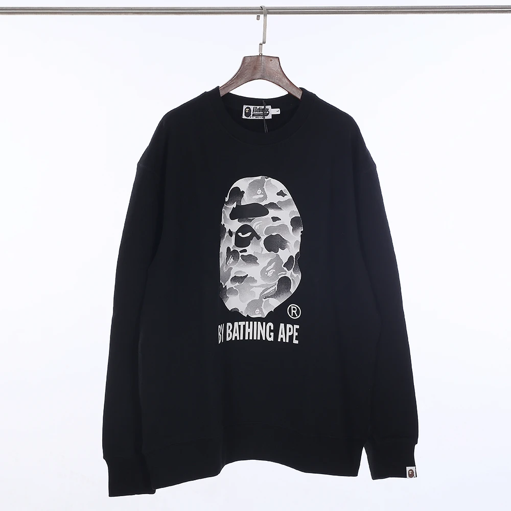 BAPE BLACK/GRAY LOGO SWEATER 11