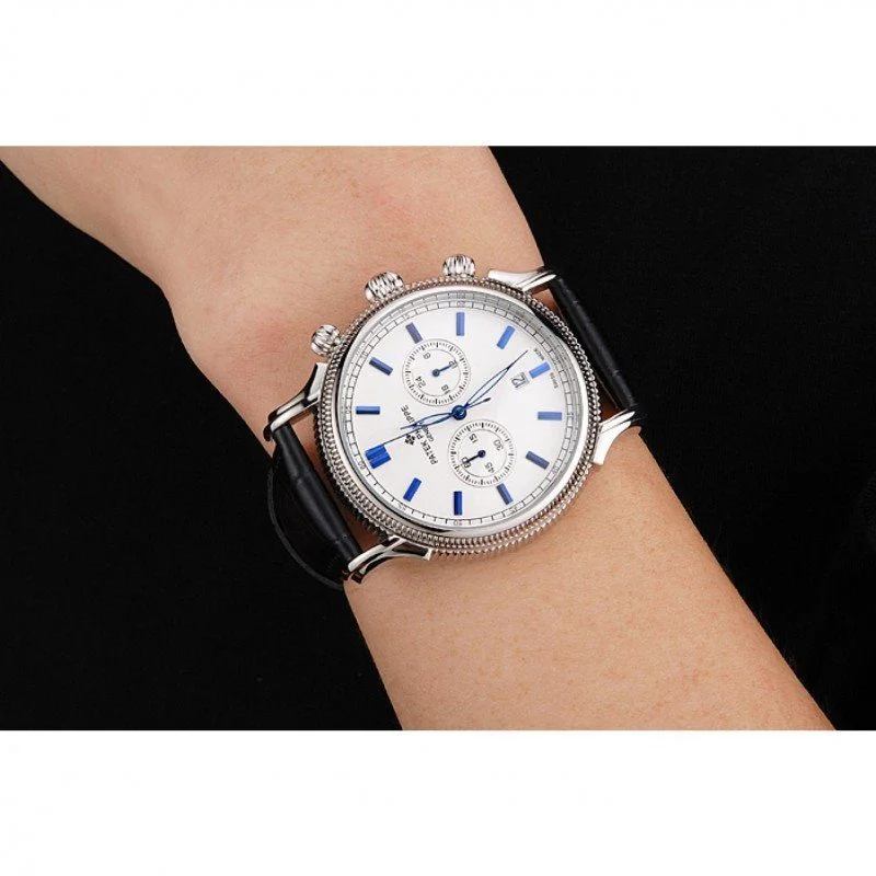 Chronograph White Dial White 40 mm, Stainless Steel