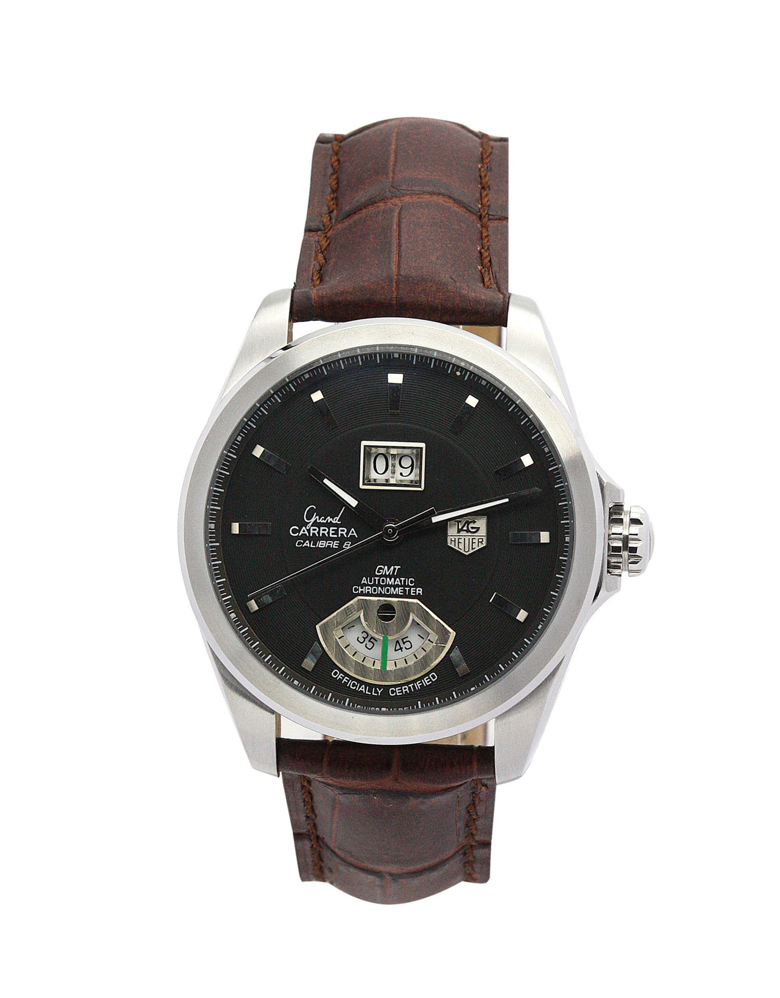 Grand Carrera WAV5113.FC6231 Black Dial Stick Markers 42.5MM