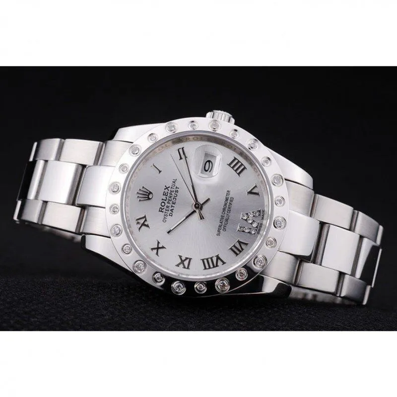 Datejust Diamond Bezel Silver Dial 7468