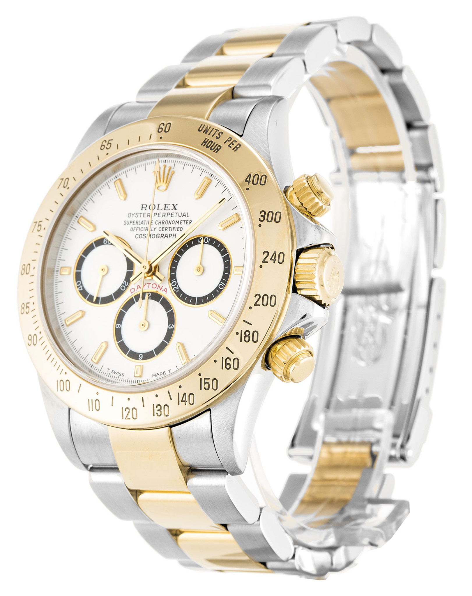 Daytona White Dial Stick Markers 16523 40MM