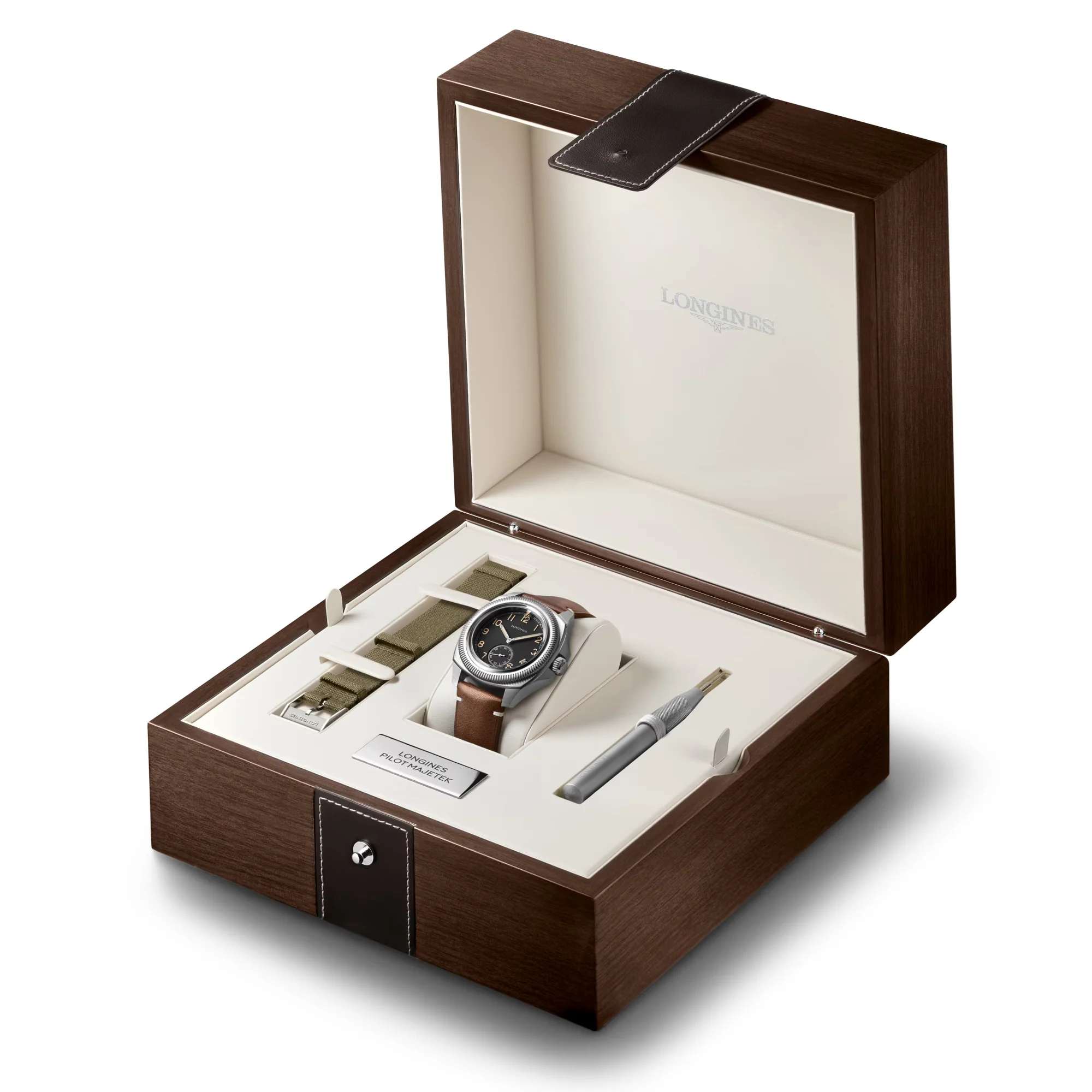 Pilot Majetek Black Dial 43mm Watch L28384539 Box Edition Set