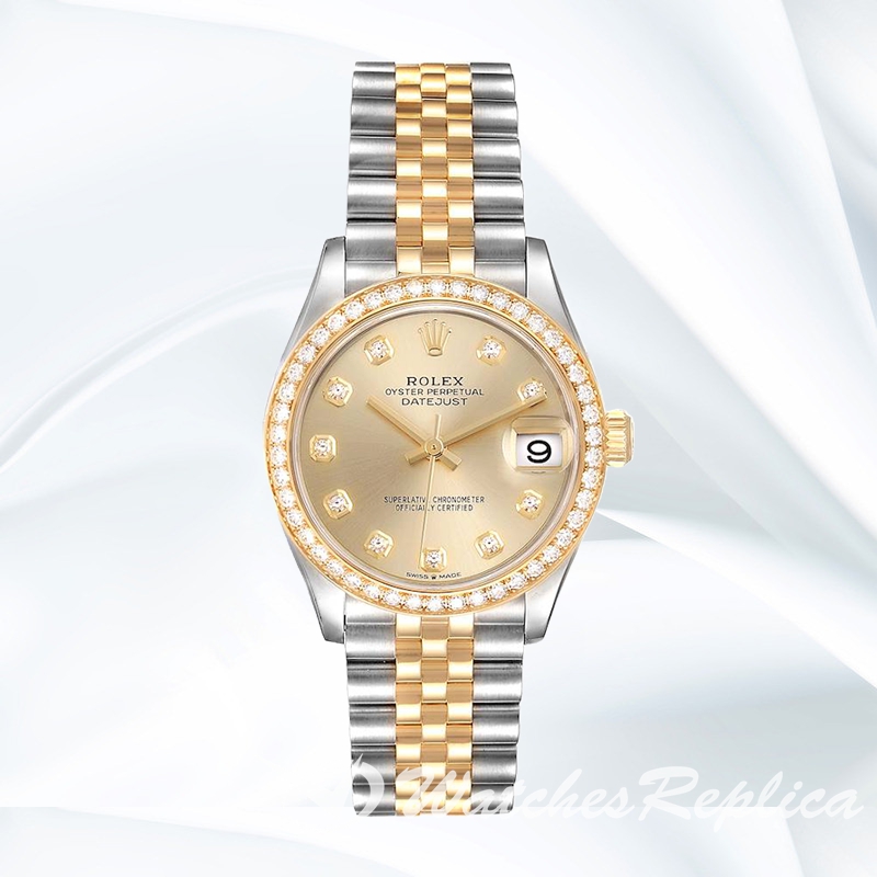 Datejust m278383rbr-0026 Ladies 31mm Champagne Dial