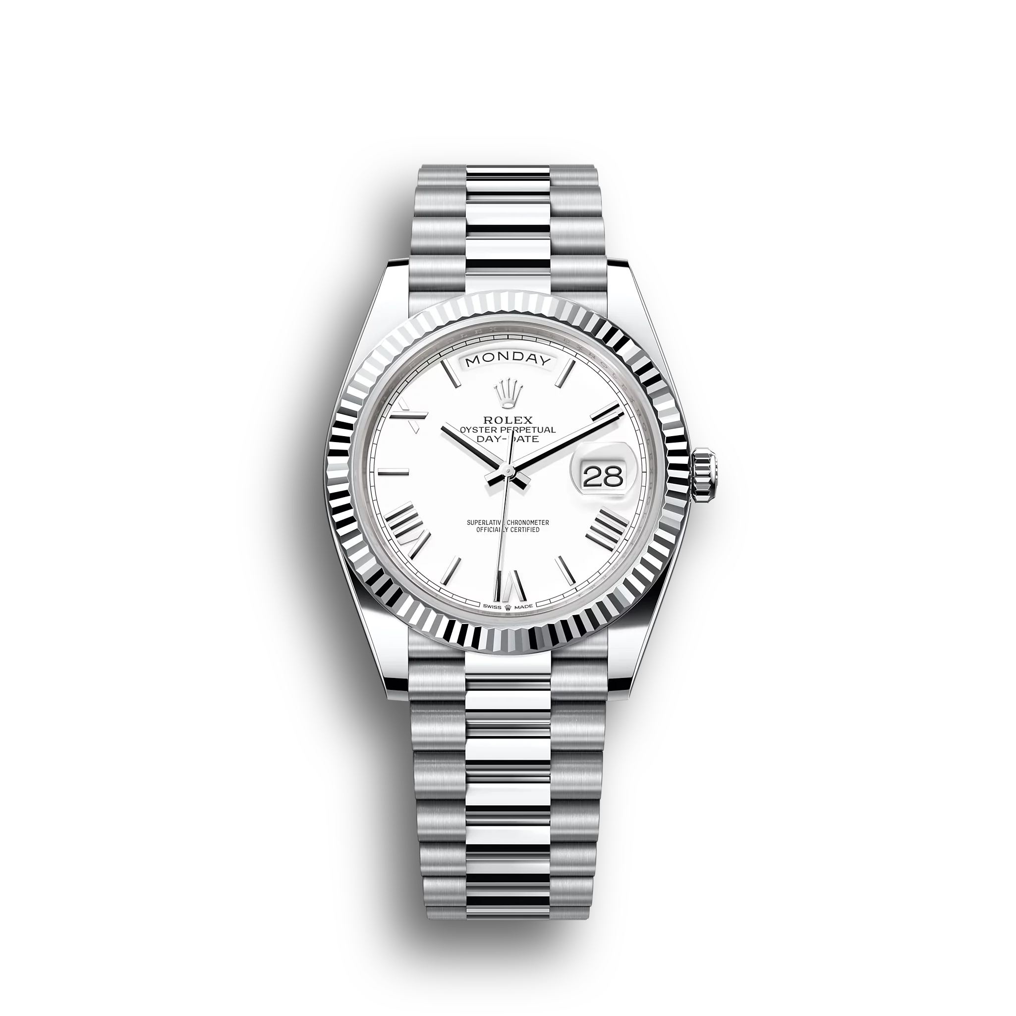 Day-Date: platinum, white, m228236-0010