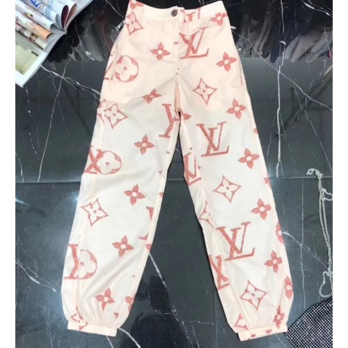 Louis Vuitton Monogram Giant Print Jogging Pants Creamy
