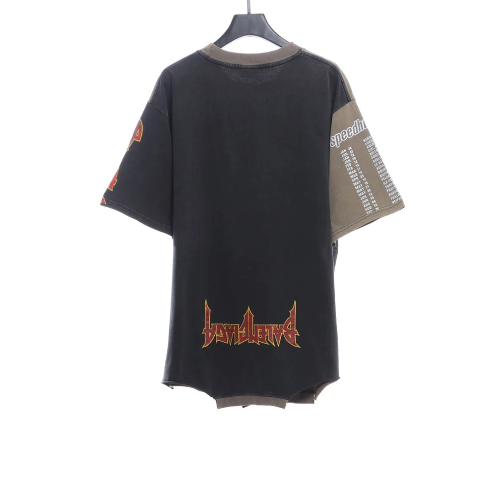 Double Patch Print T-Shirt