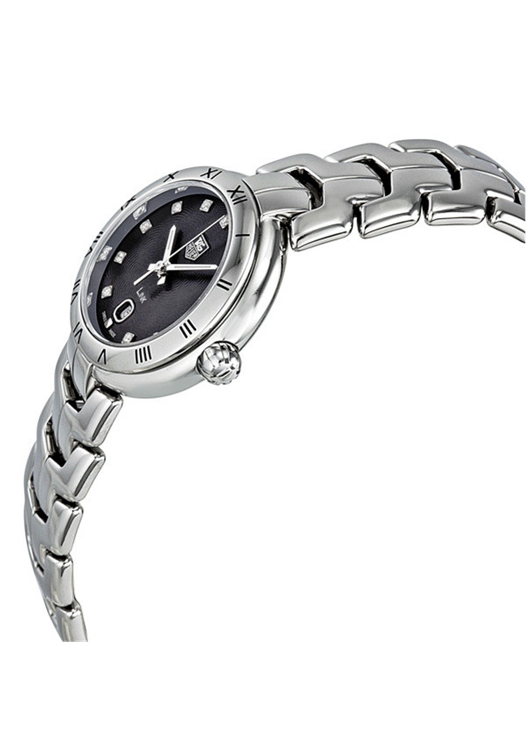 Link WoMen's Black Diamond Dial Watch WAT1410.BA0954 34.5MM