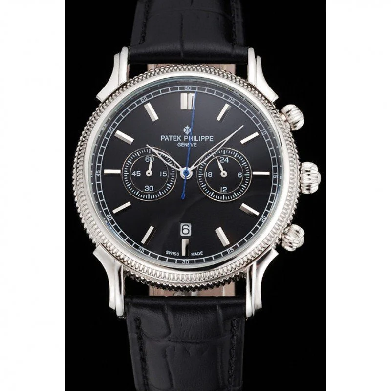 Chronograph Dial Black 40 mm, Stainless Steel