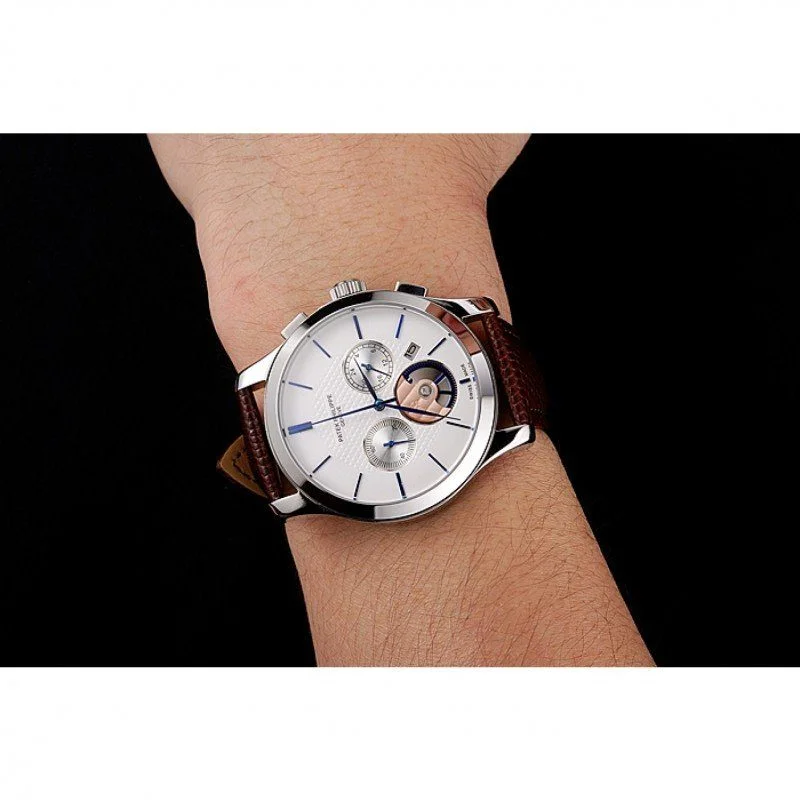 Chronograph Dial White 43 mm, Stainless Steel