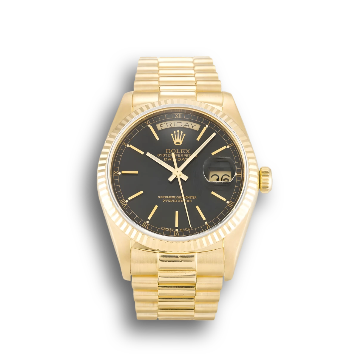 Day-Date Black 18038