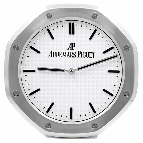 Ap Royal Oak Oak white wall clock