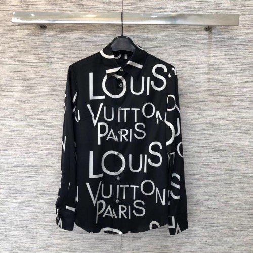 louis vuitton REGULAR FIT SHIRT black
