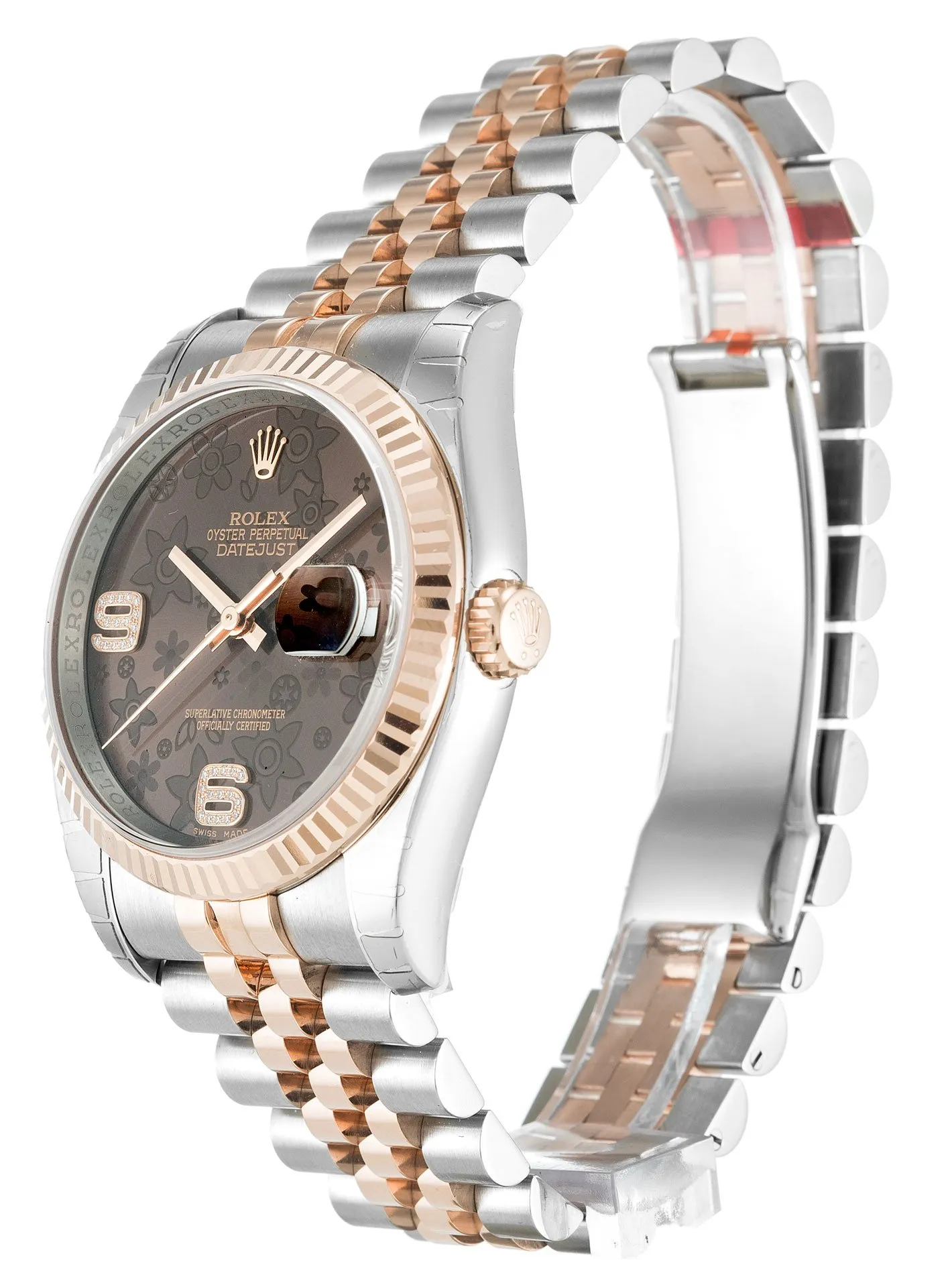 Datejust Chocolate Floral Diamond Dial 116231
