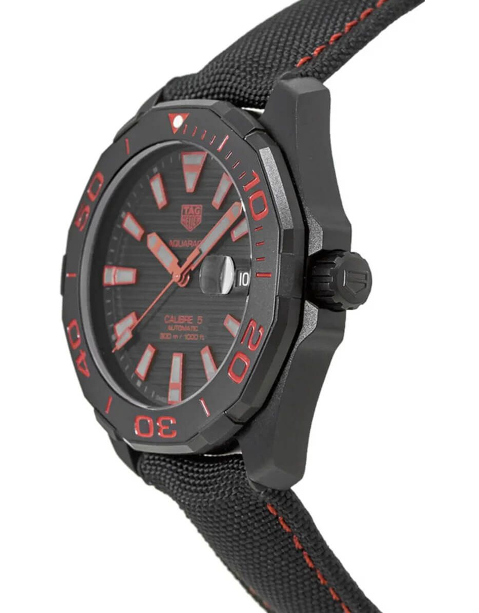 Aquaracer Calibre 5 Automatic Black Dial Men's Watch WAY208A.FC6381 43MM