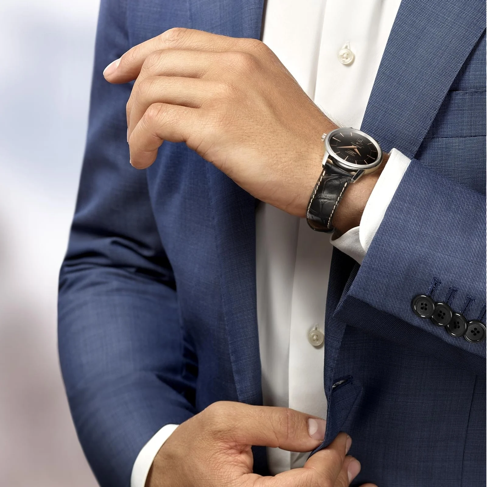 Flagship Heritage 38MM Automatic Black Dial Watch L47954580