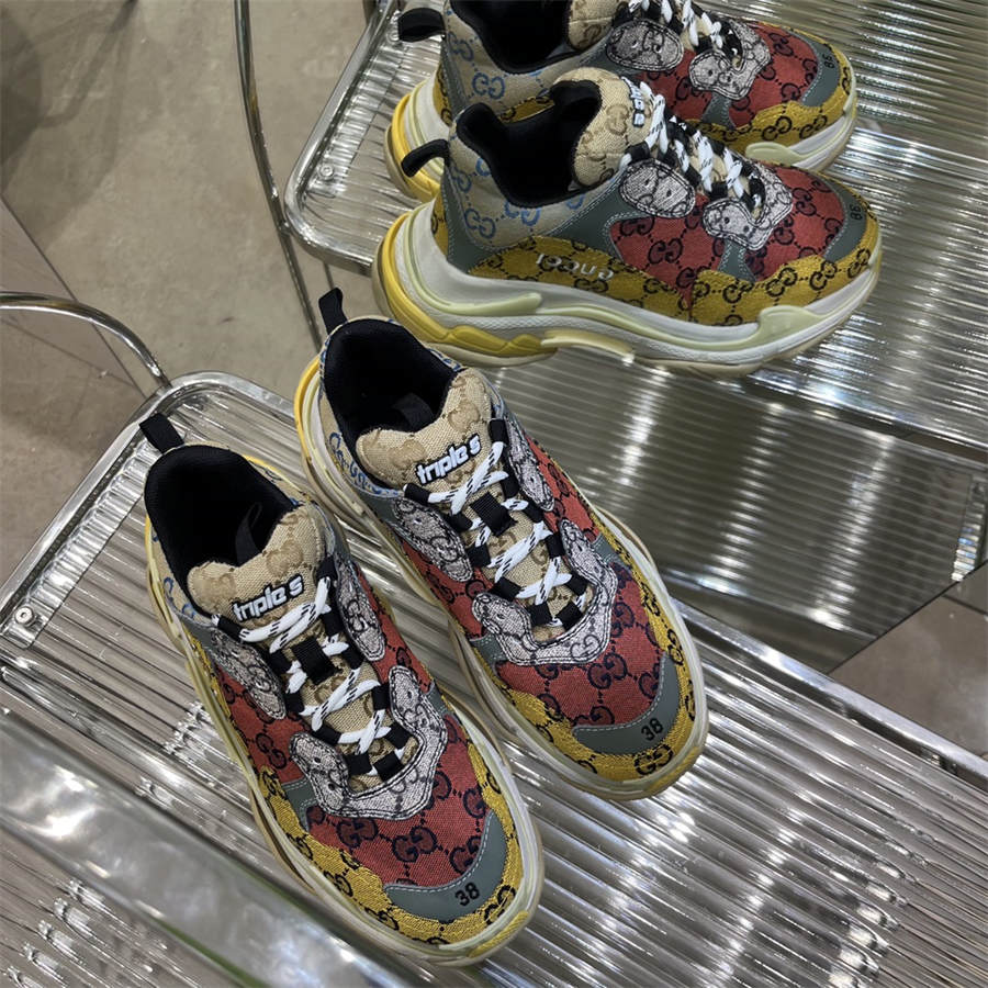 Balenciaga x Gucci triple sneakers