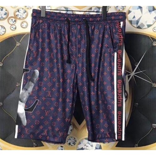 Louis Vuitton All Over Monogram Logo Short Pants Blue
