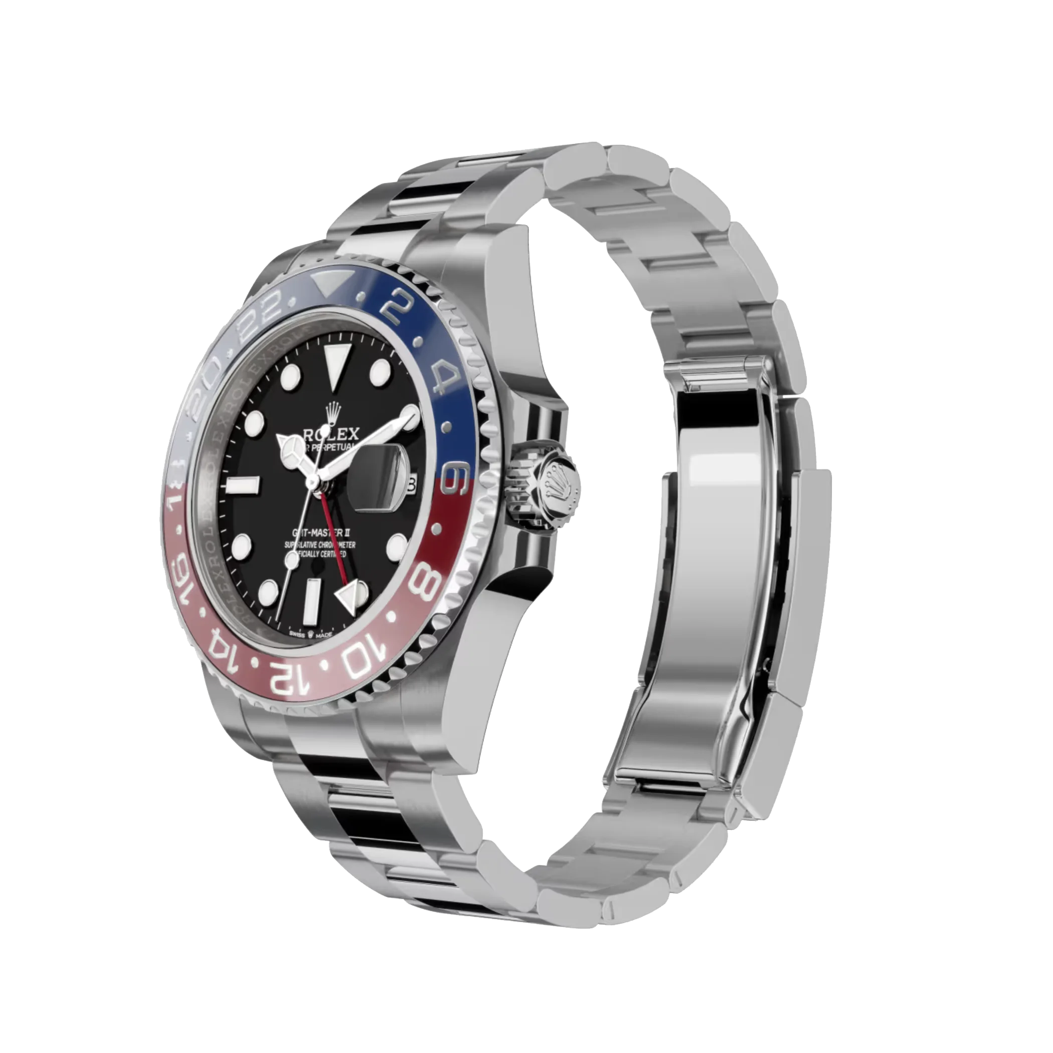 GMT-Master II: Oystersteel, black dial, Oyster bracelet, m126710blro-0002