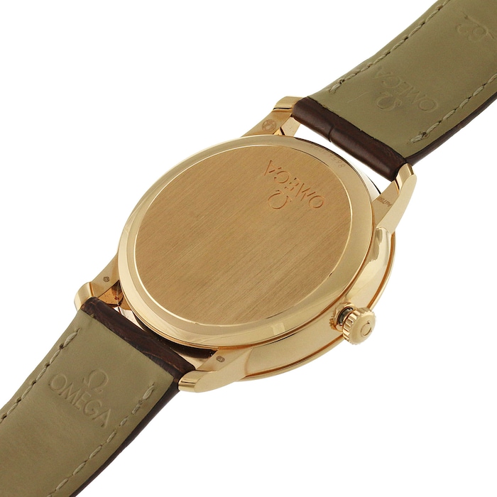 De Ville Prestige Mens 40mm Automatic Co-Axial 18ct Rose Gold Mens Watch