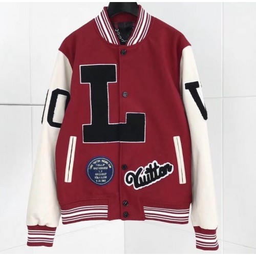 Louis Vuitton Badge Jacket Red