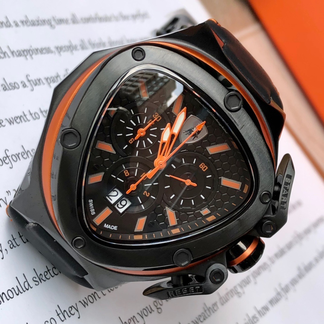 Tonino Lamborghini New Spyder Chronograph orange / Black
