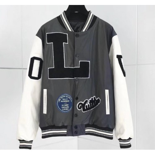 Louis Vuitton Badge Jacket Gray