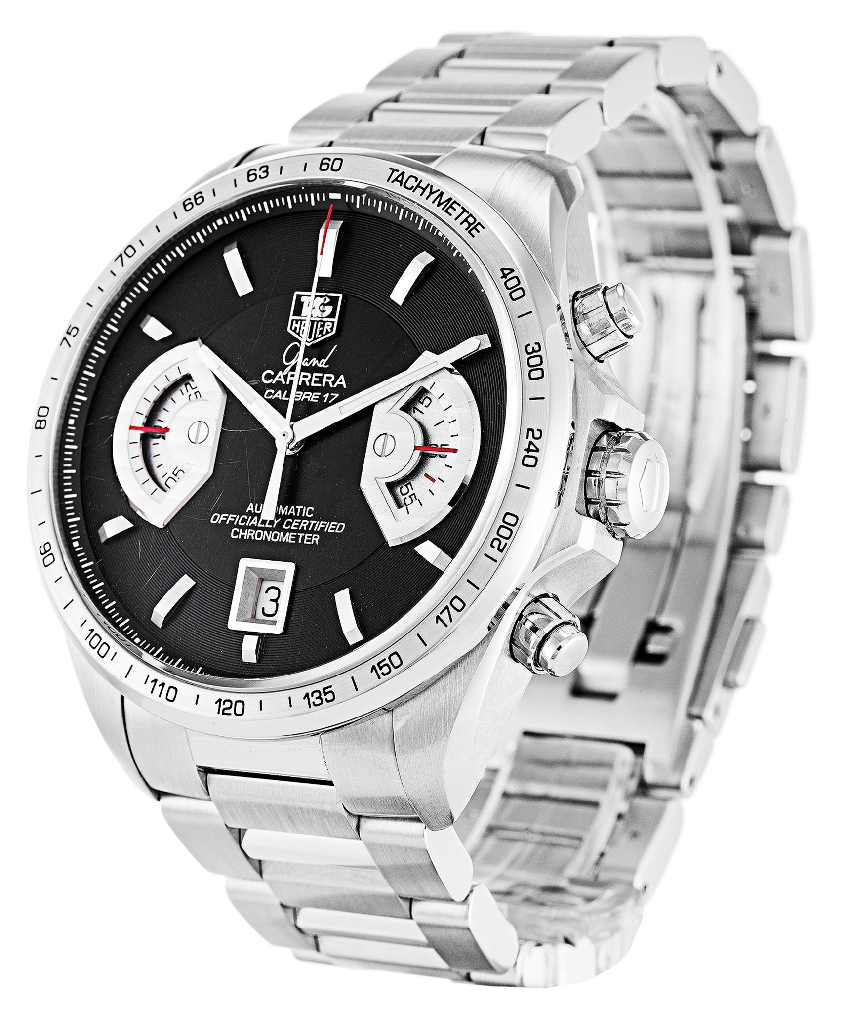 Grand Carrera CAV511A.BA0902 Black Dial Stick Markers 43MM