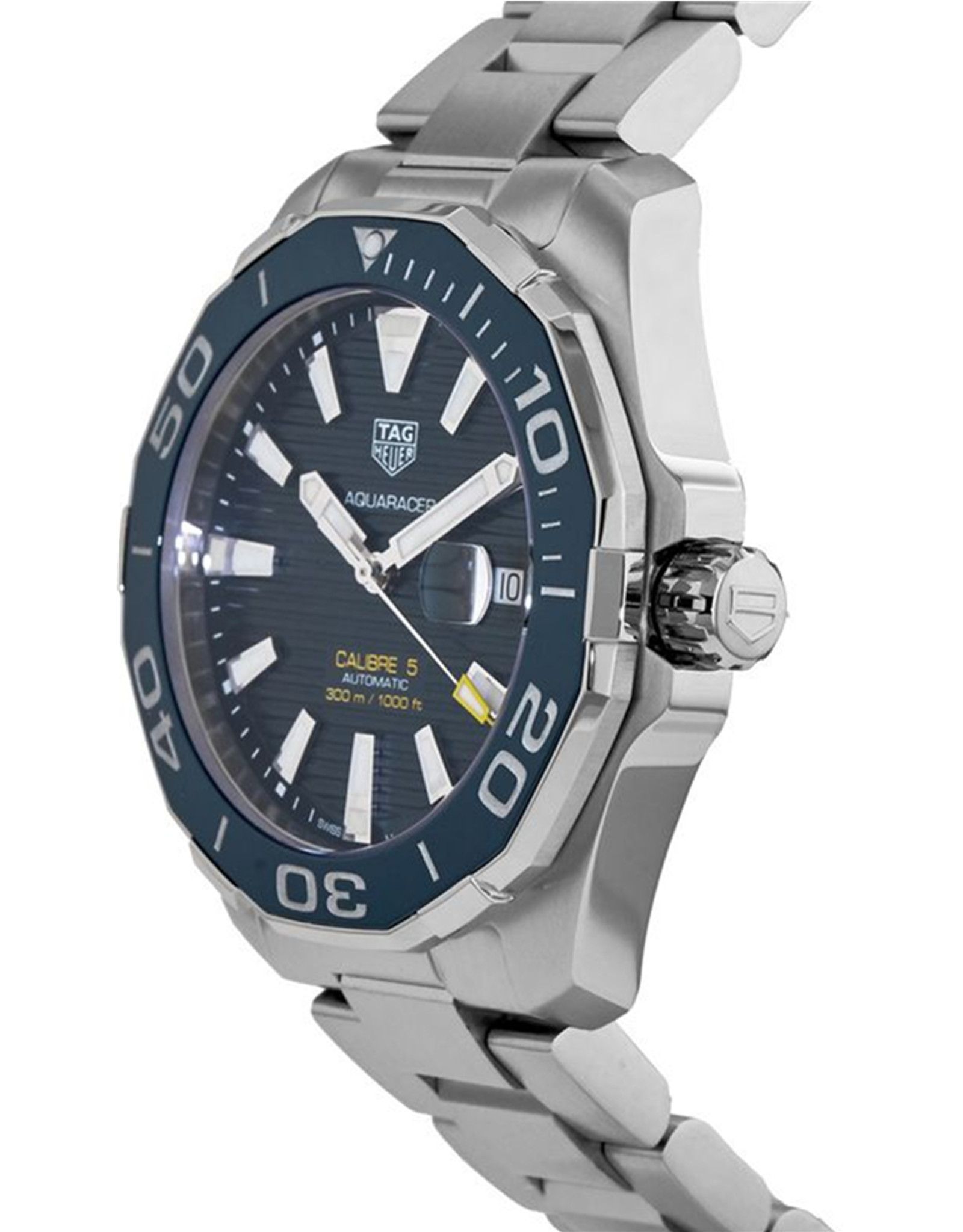 Aquaracer Sunray Blue Dial Men's Watch WAY201B.BA0927 43MM