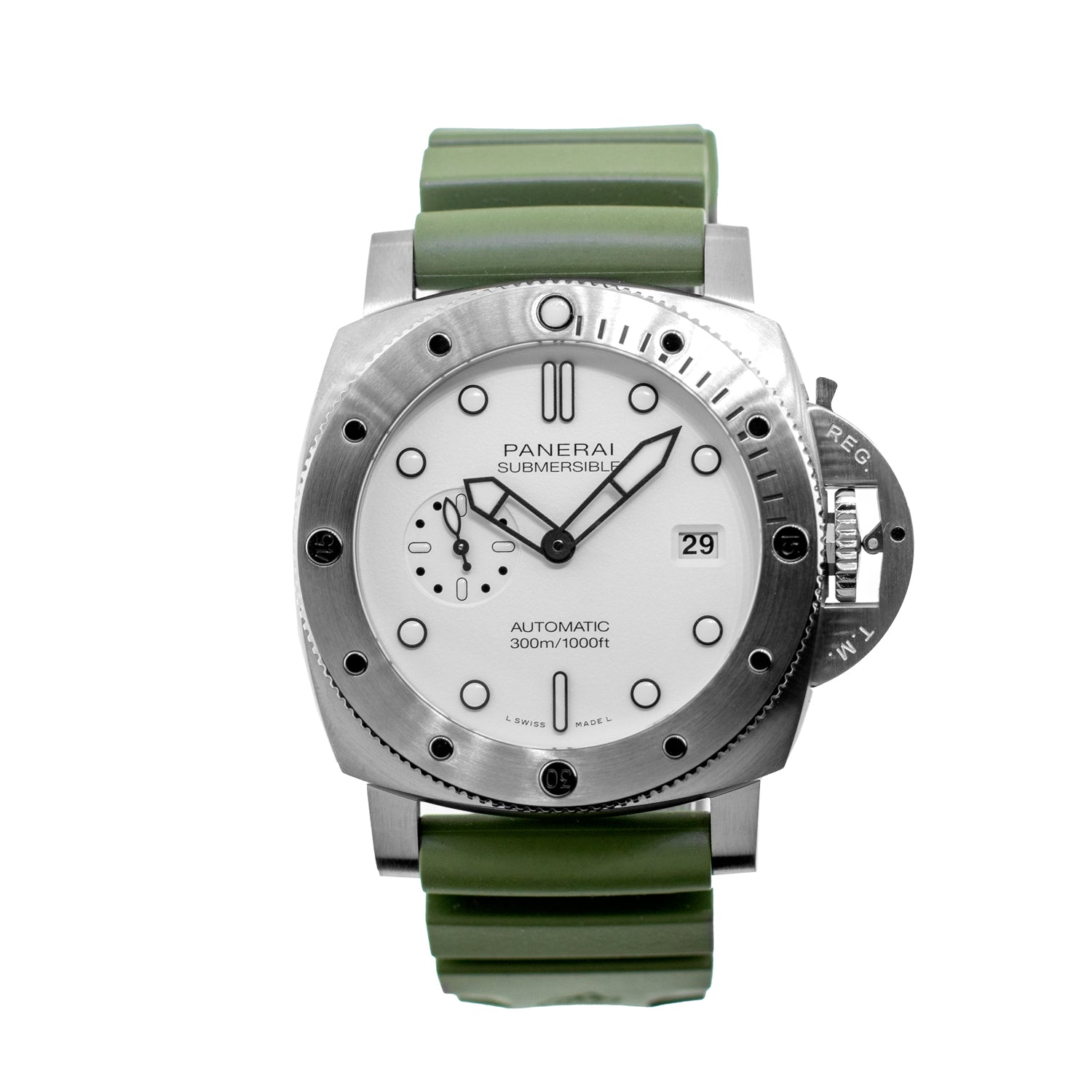 Submersible Quarantaquattro Bianco Steel White Index 44mm PAM01226