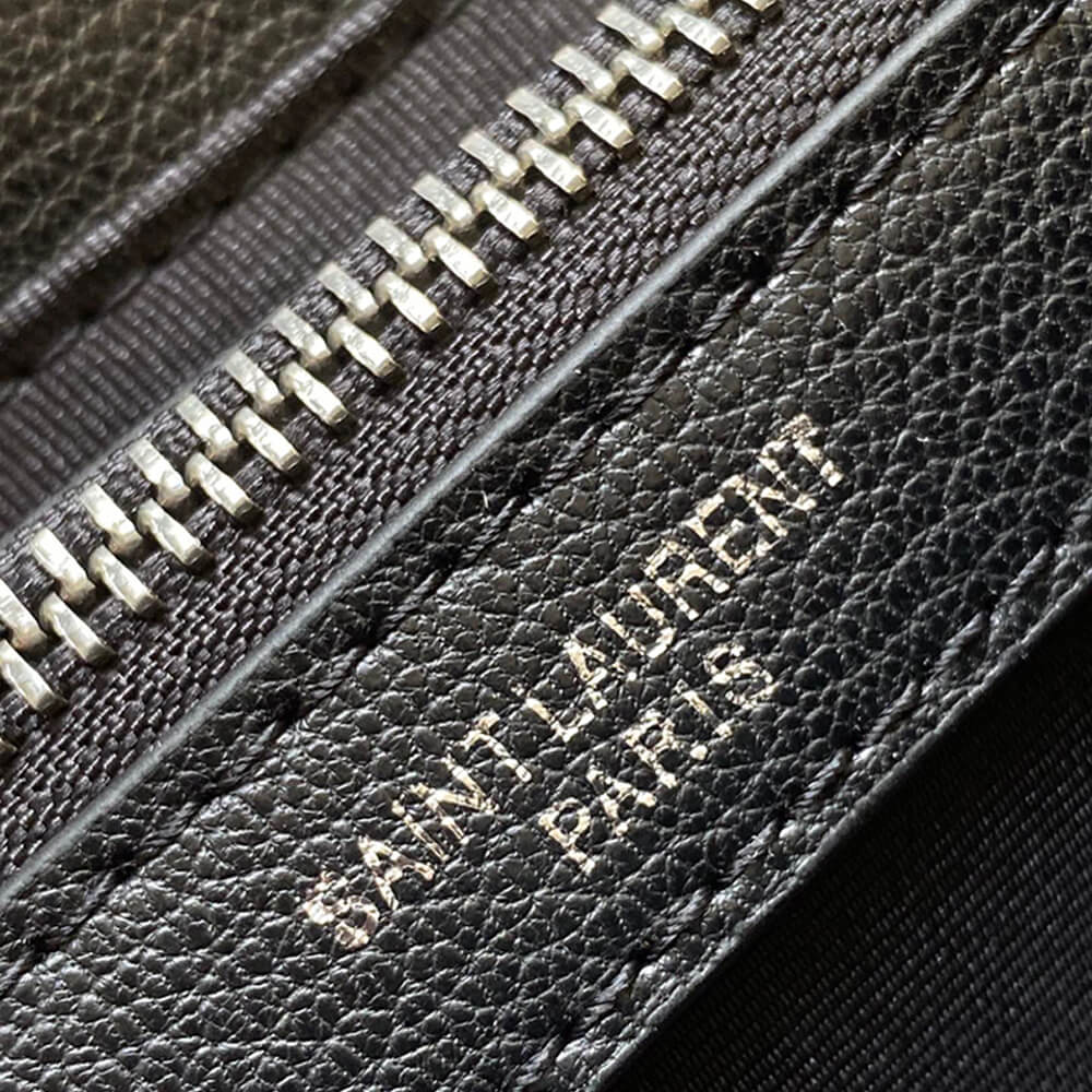 YSL Saint Laurent College quilted-leather satchel bag