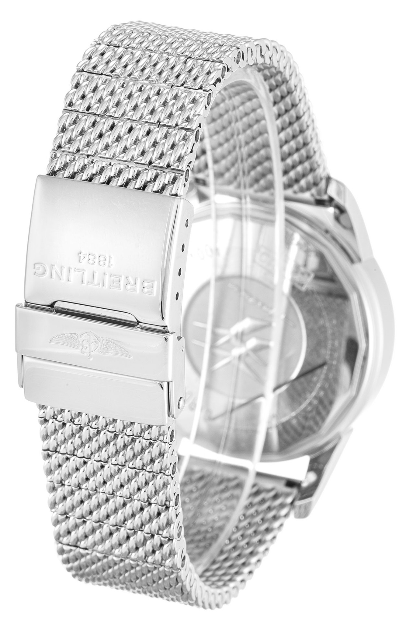 Transocean Chronograph Black Dial Stick Markers A41310