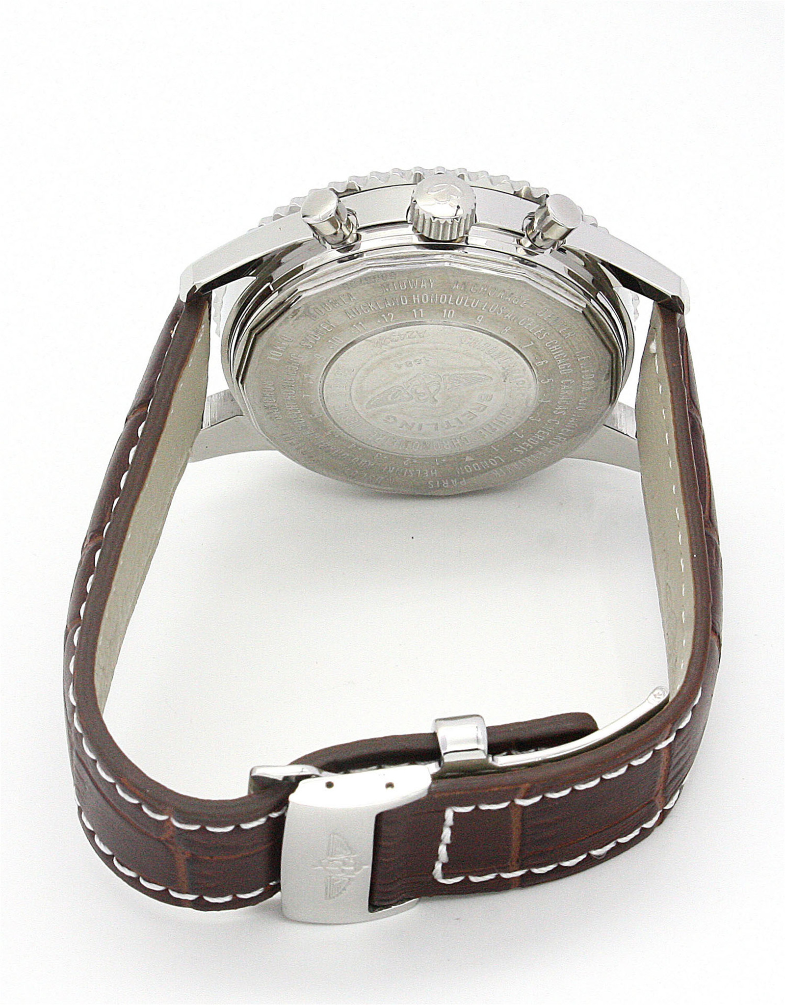 Navitimer World Red Dial Stick Markers A24322