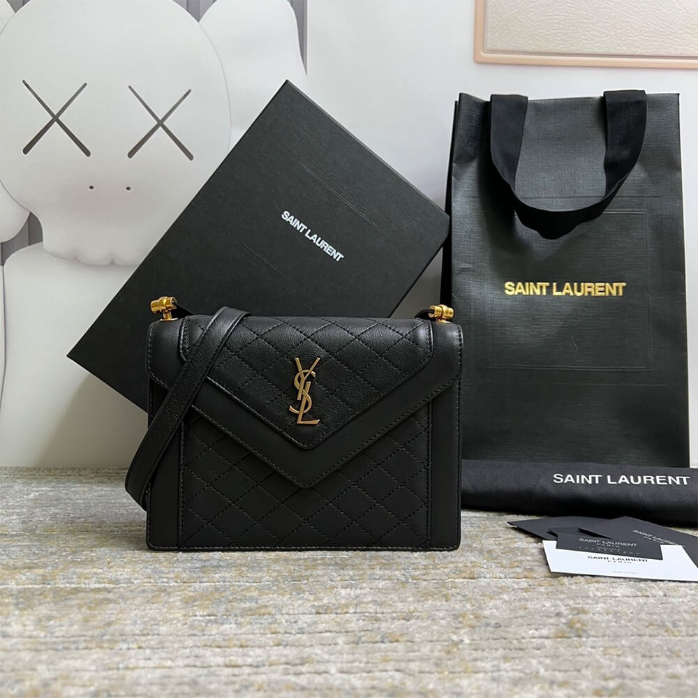 YSL GABY MINI SATCHEL IN QUILTED LAMBSKIN