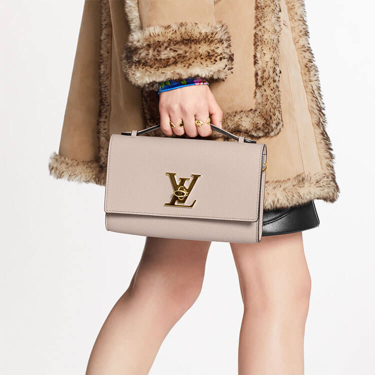 Louis Vuitton Lockme Clutch Purse