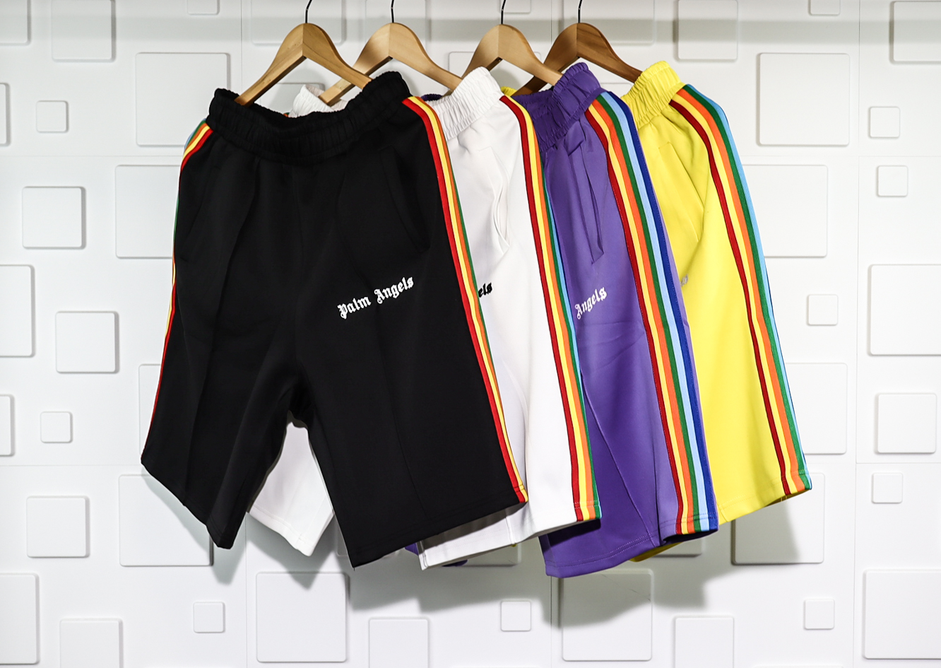 PALM ANGLES RAINBOW TRACK SHOR