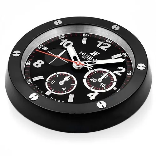 big bang black wall clock